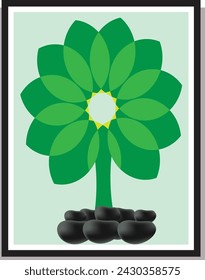 Entfliehen Sie mit diesem fesselnden Wandkunstdruck in die beschauliche Umarmung der Natur.