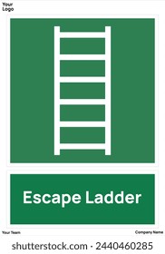 Escape Ladder signs symbol standard iso 7010