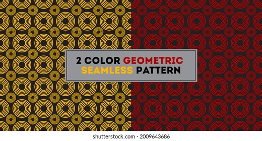 Escape Room black and yellow or red pattern vector. Quest Room design template concept in two color version. Seamless background or pattern design, modern design