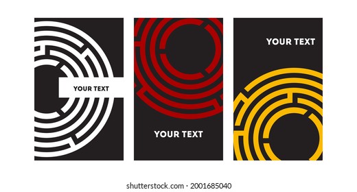 Escape Room collection banner template vector. Quest Room design template concept. Banner background design, modern trend design. Vector Illustration.