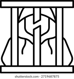 Icono de Vector de escape. Se puede utilizar para aplicaciones de impresión, móviles y de Web.