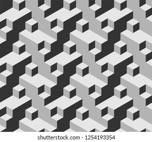 Escher Style Isometric Pattern