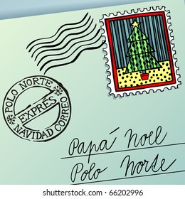 Escrito para Papa Noel, letter for Papa Noel