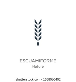 Escuamiforme icon vector. Trendy flat escuamiforme icon from nature collection isolated on white background. Vector illustration can be used for web and mobile graphic design, logo, eps10
