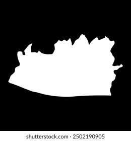 Escuintla department map, administrative division of the country of Guatemala. Vector illustration.