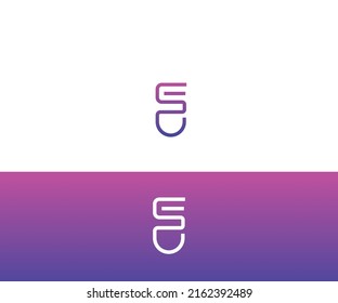 Plantilla vectorial de diseño de logotipo de carta ESD	