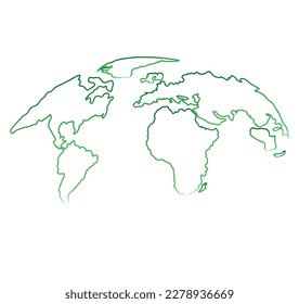 Ilustración de Ecología de ESG para planilla ecológica, Sustentabilidad ecológica es un planeta limpio.Sostenibilidad, ecología o energías renovables para ahorrar.