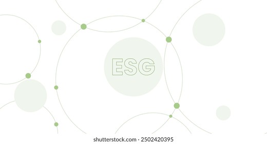 esg environmental social governance sustainable power renewable energy green eco friendly icon background 