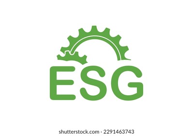 esg icons on white background
