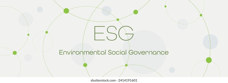 esg icons on white background