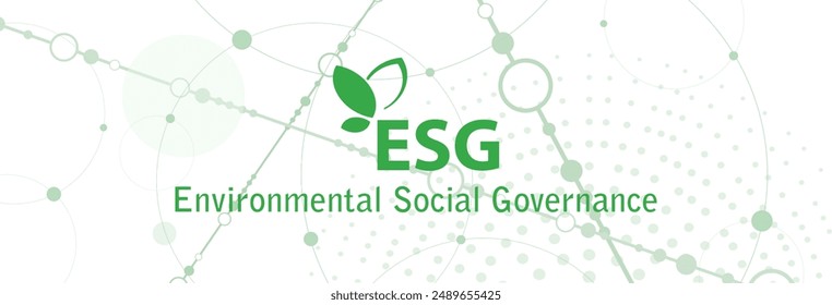 esg icons on white background
