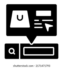 E-shop Modern concepts design, vector illustration