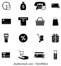 e-shopping icon set