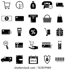 e-shopping icon set