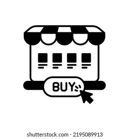 E-Shopping icon in vector. Logotype