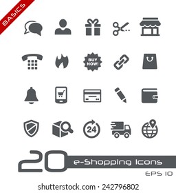 e-Shopping Icons // Basics