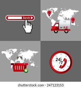 E-shopping - Icons for e-commerce - 1
