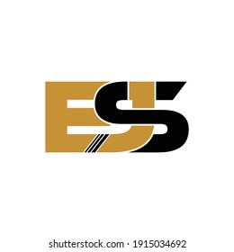 ESJ letter monogram logo design vector