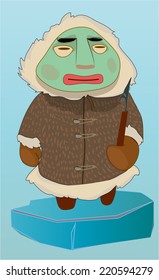 eskimo, cartoon