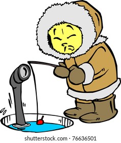 eskimo fishing