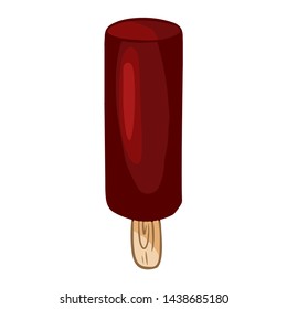 Eskimo hand drawn cartoon doodle. Cute ice cream icon