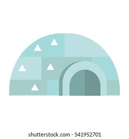 Eskimo house vector illustration.