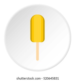 Eskimo ice cream icon. Flat illustration of eskimo ice cream vector icon for web