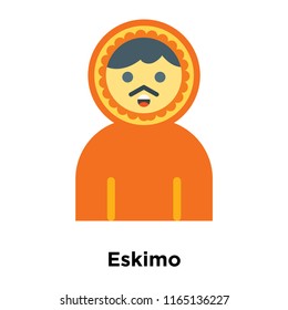 Eskimo icon vector isolated on white background, Eskimo transparent sign , snowy cold winter symbols