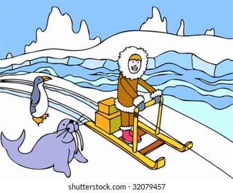 eskimo sled