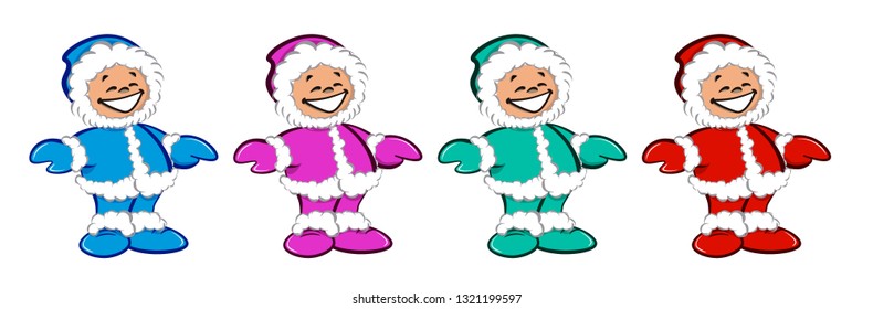 Eskimo, snow, north pole, happy, coat, person