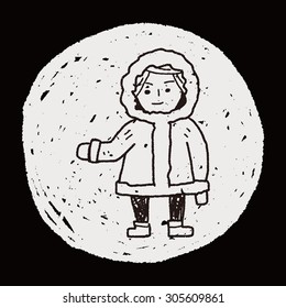 Eskimos doodle