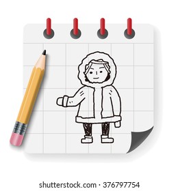 Eskimos doodle