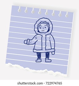 Eskimos doodle