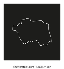 eskisehir region map, turkey country