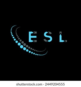 ESL letter logo abstract design. ESL unique design. ESL.
