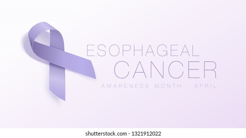 Esophageal Cancer Awareness Calligraphy Poster Design Stock Vector ...