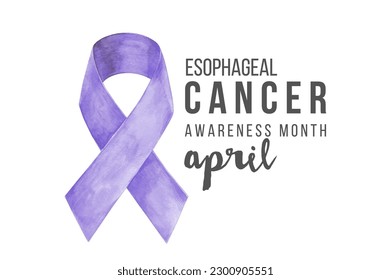 Esophagel cancer banner in type