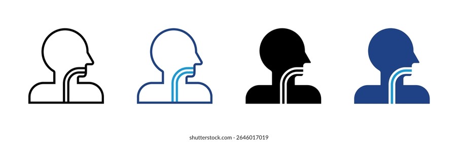 Esophagus Icon Element For Design