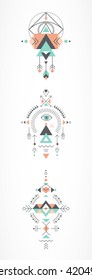 Esoteric, Alchemy, boho, bohemian sacred geometry, tribal and Aztec, sacred geometry, mystic shapes, symbols
