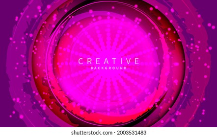 Esoteric background. Cosmic pattern with  round frame. Magical abstract banner. Mystical flyer. Steampunk backdrop. Mysticism and esotericism symbol.