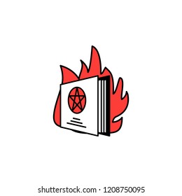 Esoteric, fire icon. Element of literary genres icon for mobile concept and web apps. Detailed Esoteric, fire icon can be used for web and mobile