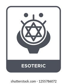 esoteric icon vector on white background, esoteric trendy filled icons from Magic collection, esoteric simple element illustration
