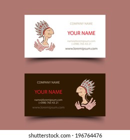 Esoteric invitation cards  vector illustration for your design  eps10  4 layers  easy editable