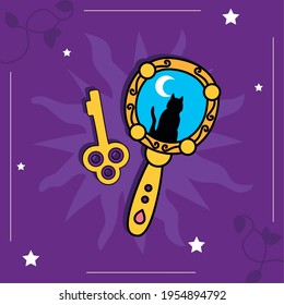 Esoteric and magic mirror key