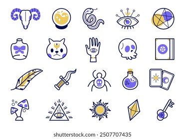 Esoteric Mystical Line Element Set