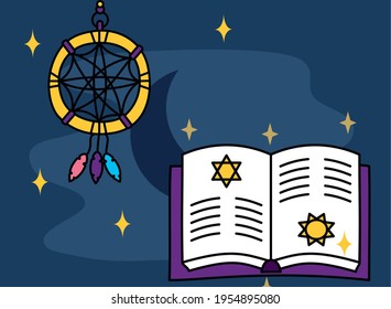 Esoteric open book and catchdreamer