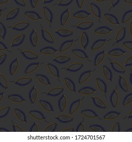 Esoteric symbol pattern. Eyes with a spiral on a grey background