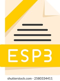 ESP3 Flat Style Icon Design