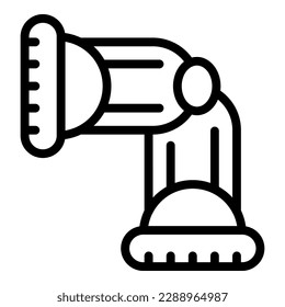 Espander icon outline vector. Sport mat. Activity band