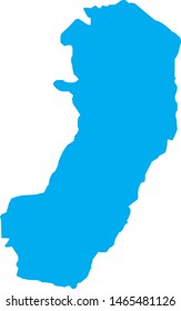 Espirito Santo state map in Brazil